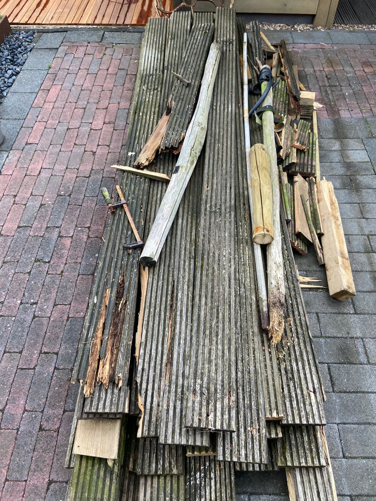 Brandhout, Doe-het-zelf en Verbouw, Hout en Planken, Ophalen, 50 mm of meer, Pallet, Minder dan 200 cm