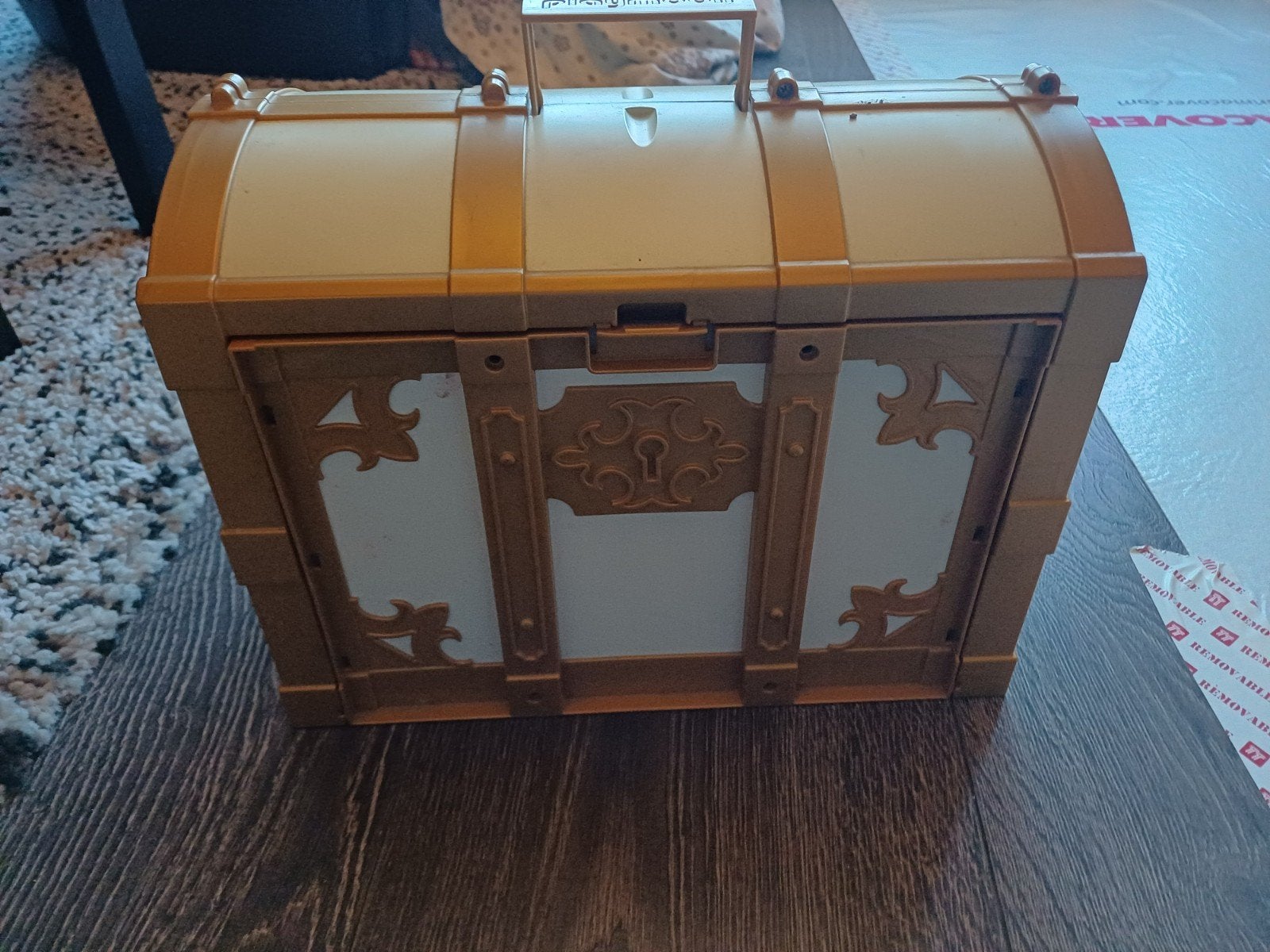 Playmobil Prinsessenkasteel in schatkist, Ophalen of Verzenden, Gebruikt, Losse onderdelen, Kasteel/Fort