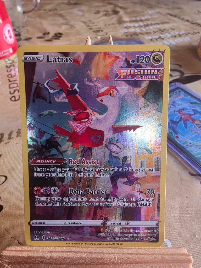 Latias #gg20, Ophalen of Verzenden, Zo goed als nieuw, Losse kaart, Foil