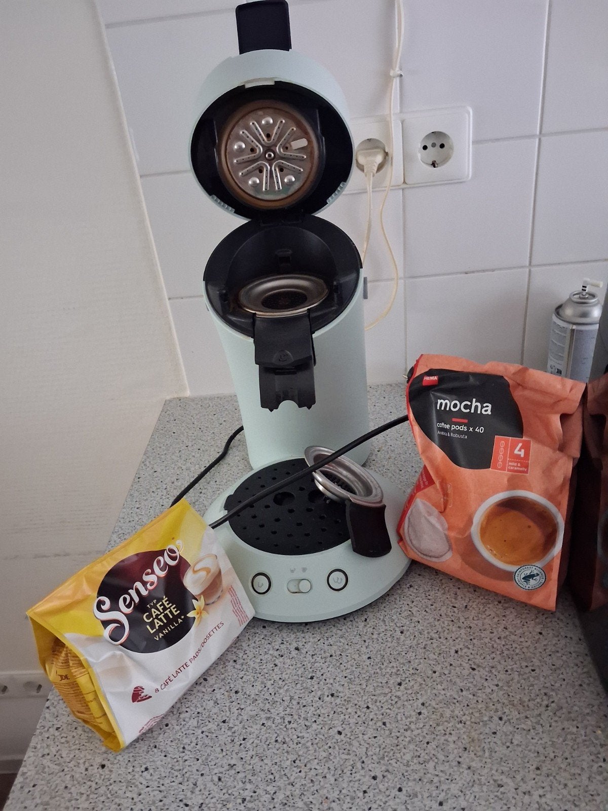 zgn weinig gebruikte senseo apparaat, Ophalen, Koffiemachine, Zo goed als nieuw, 4 tot 10 kopjes