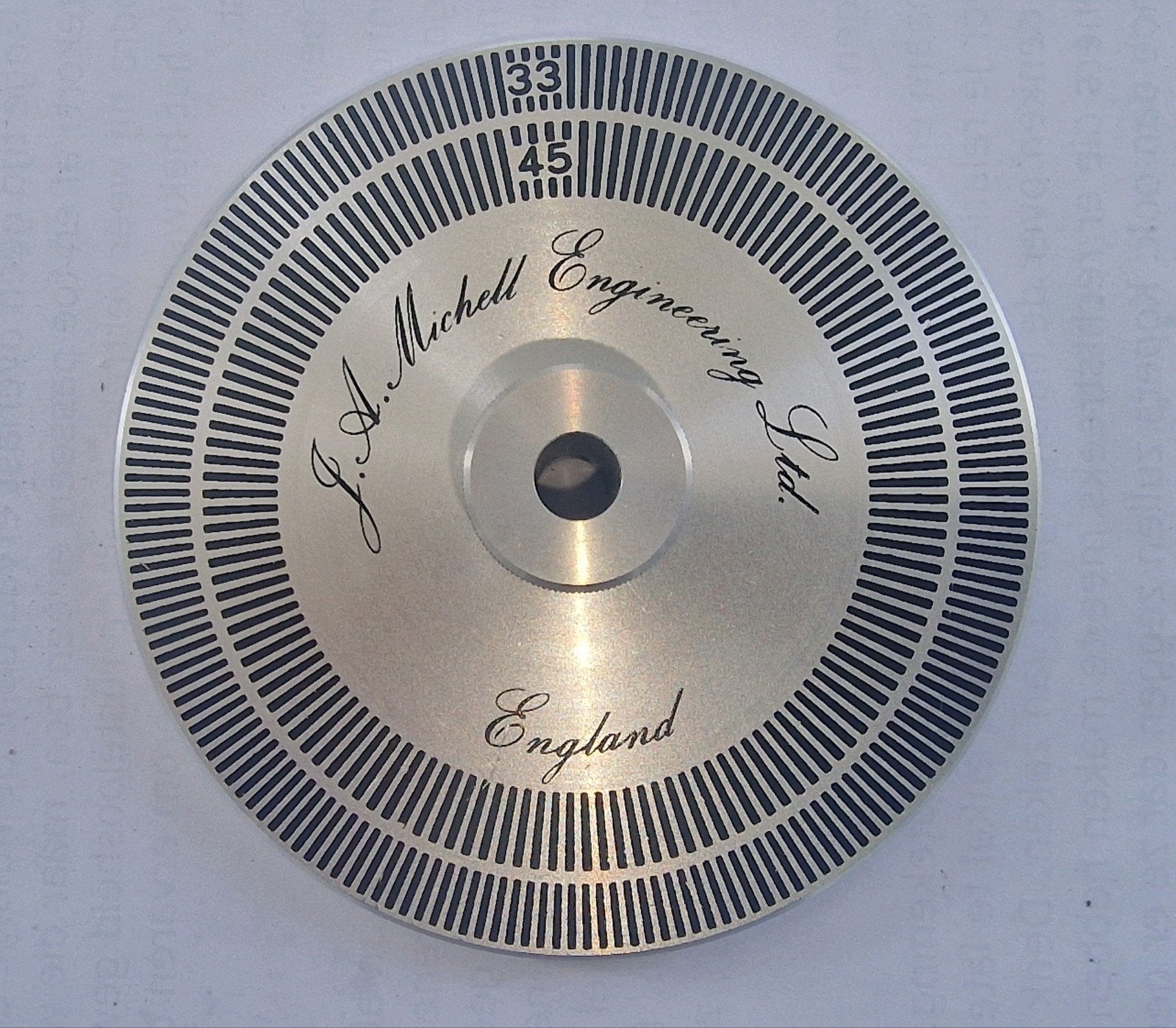 Michell Engineering Platenklem - Stabiliseer je Vinyl, Ophalen of Verzenden, Zo goed als nieuw, Platenspeler-onderdeel, Overige merken