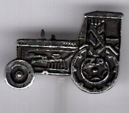 Zilverkleurig tractor speldje ( E_199a), Verzenden, Nieuw, Transport, Speldje of Pin