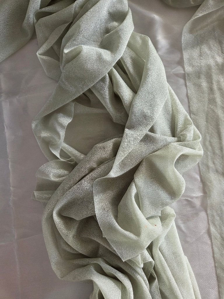 Groene doek voor bruiloft of feest, Ophalen of Verzenden, Zo goed als nieuw, Versiering, Geboorte of Huwelijk