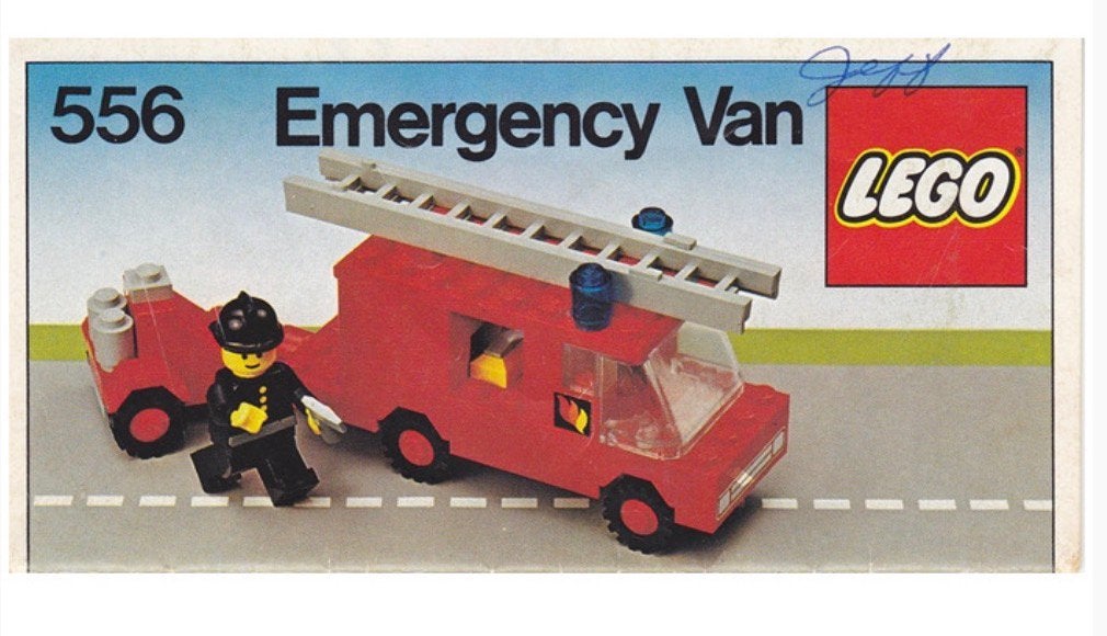 Lego 556 ~ Fire Emergency Van, Gebruikt, Overige thema's, Lego, Ophalen of Verzenden