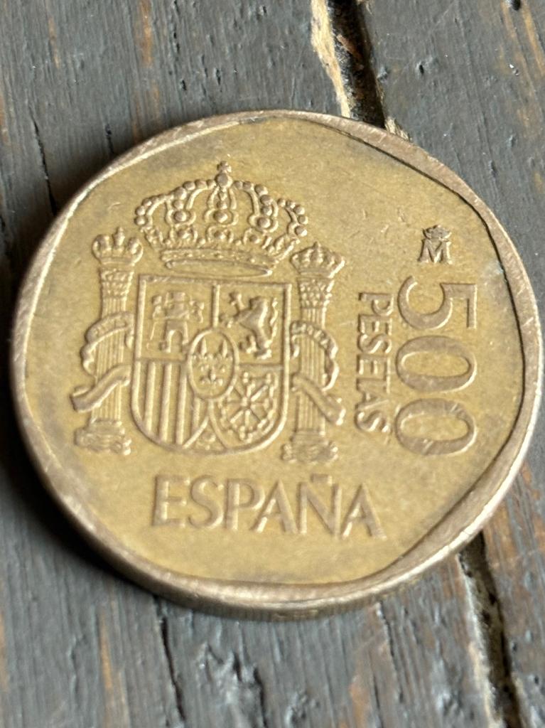500 Pesetas 1989 Spanje, Ophalen of Verzenden, Overige landen, Losse munt
