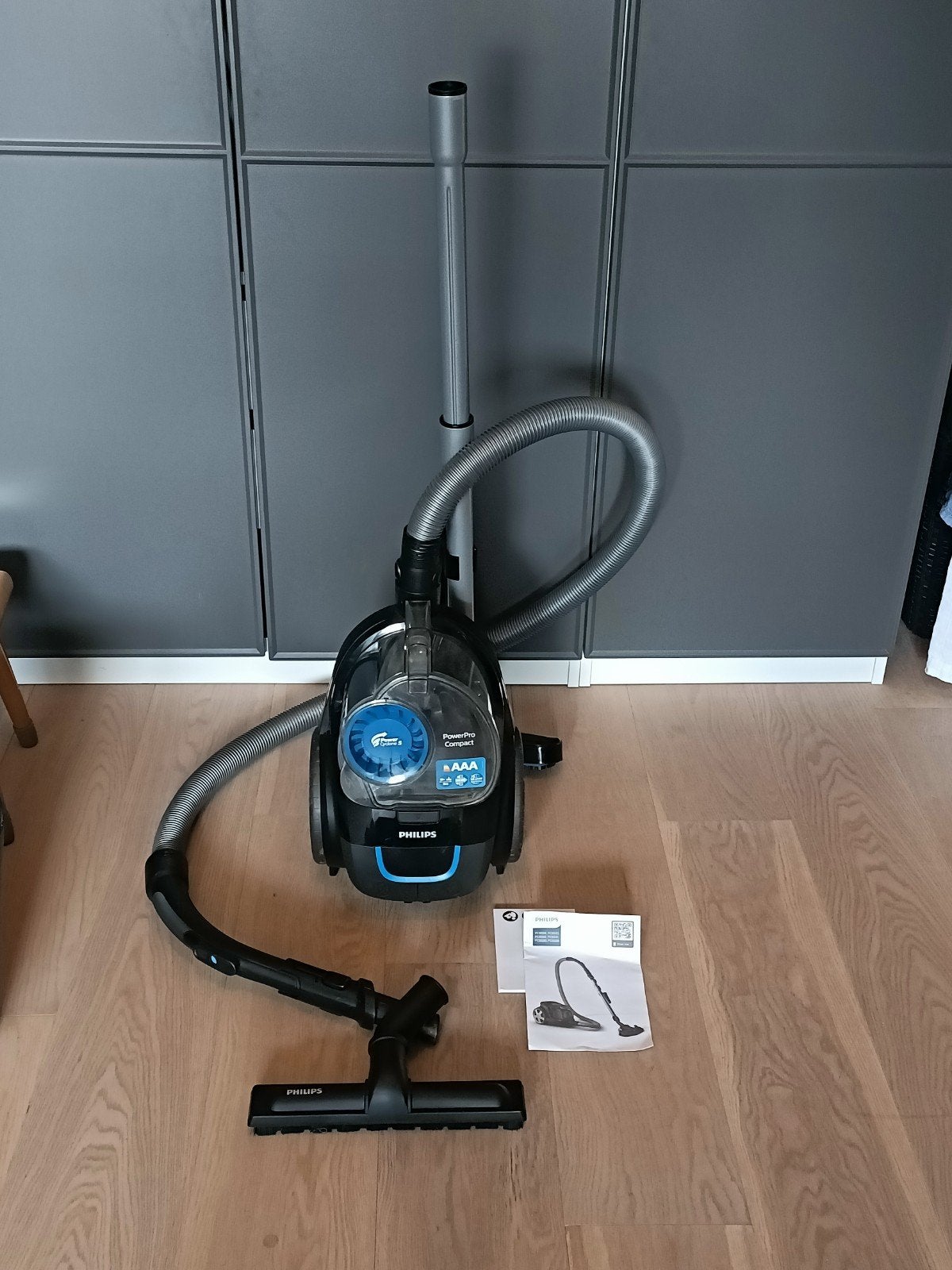 Philips PowerPro Compact FC9331/09 Stofzuiger, Witgoed en Apparatuur, Ophalen, Gebruikt, Philips, Sledestofzuiger