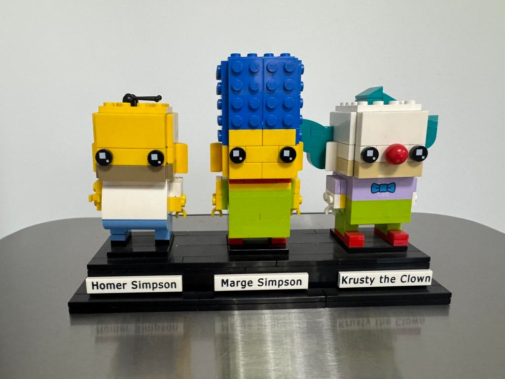 LEGO MOC BrickHeadz Homer & Marge Simpson & Krusty The Clown, MOC (eigen creatie), BrickHeadz, Lego, Info@lego.nl