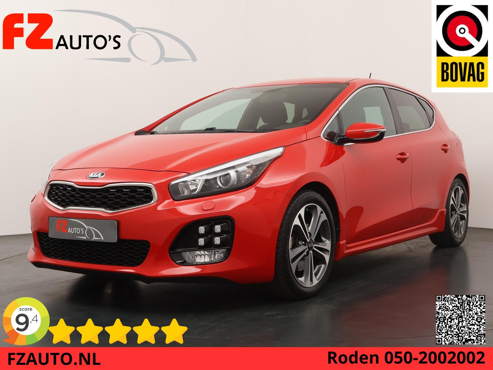 Kia cee'd 1.0 T-GDi GT-Line - Navigatie - Xenon verlichting, Voorwielaandrijving, Automatische klimaatregeling, Stof, Gebruikt