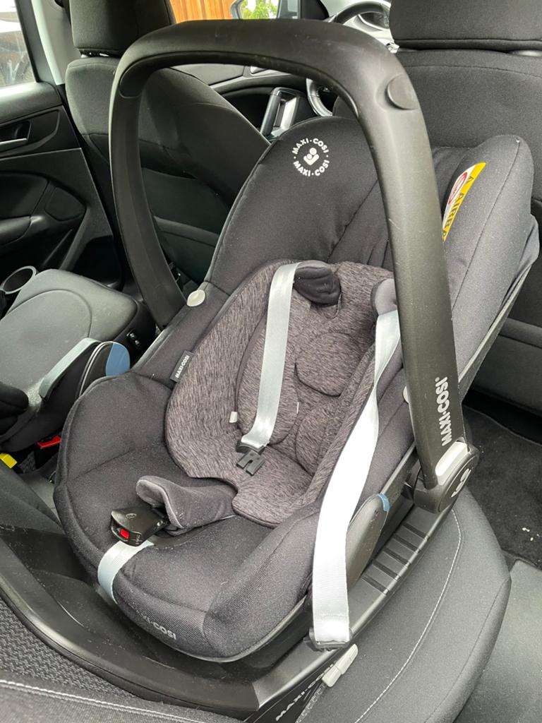 Maxi cosi, Kinderen en Baby's, Autostoeltjes, Ophalen, Autogordel, Zo goed als nieuw, 0 t/m 13 kg
