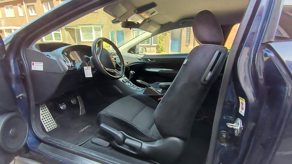 Honda Civic 1.8 Type-s Advantage 3DR 2009 Blauw, Auto's, Honda, Voorwielaandrijving, Bluetooth, 4 cilinders, 1799 cc