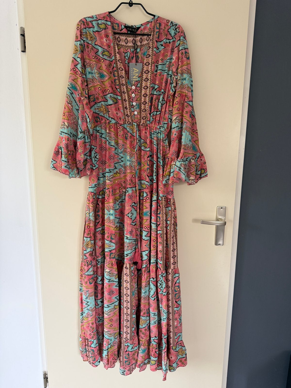 Anisa Spain lange zomerjurk maat S/M boho bohemian festival, Kleding | Dames, Jurken, Maat 38/40 (M), Nieuw, Ophalen of Verzenden