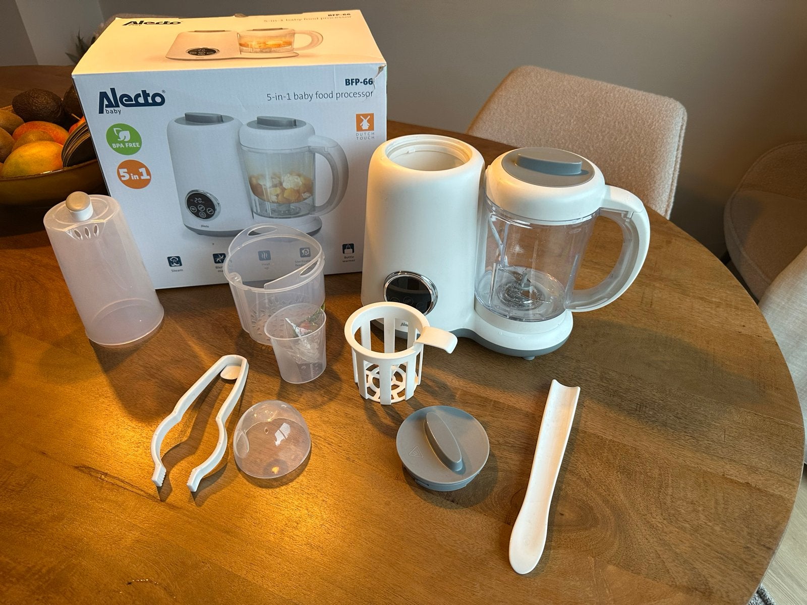 Alecto BFP-66 5-in-1 Babyvoedingmaker, Kinderen en Baby's, Babyvoeding en Toebehoren, Automatisch, Alecto, Ophalen of Verzenden