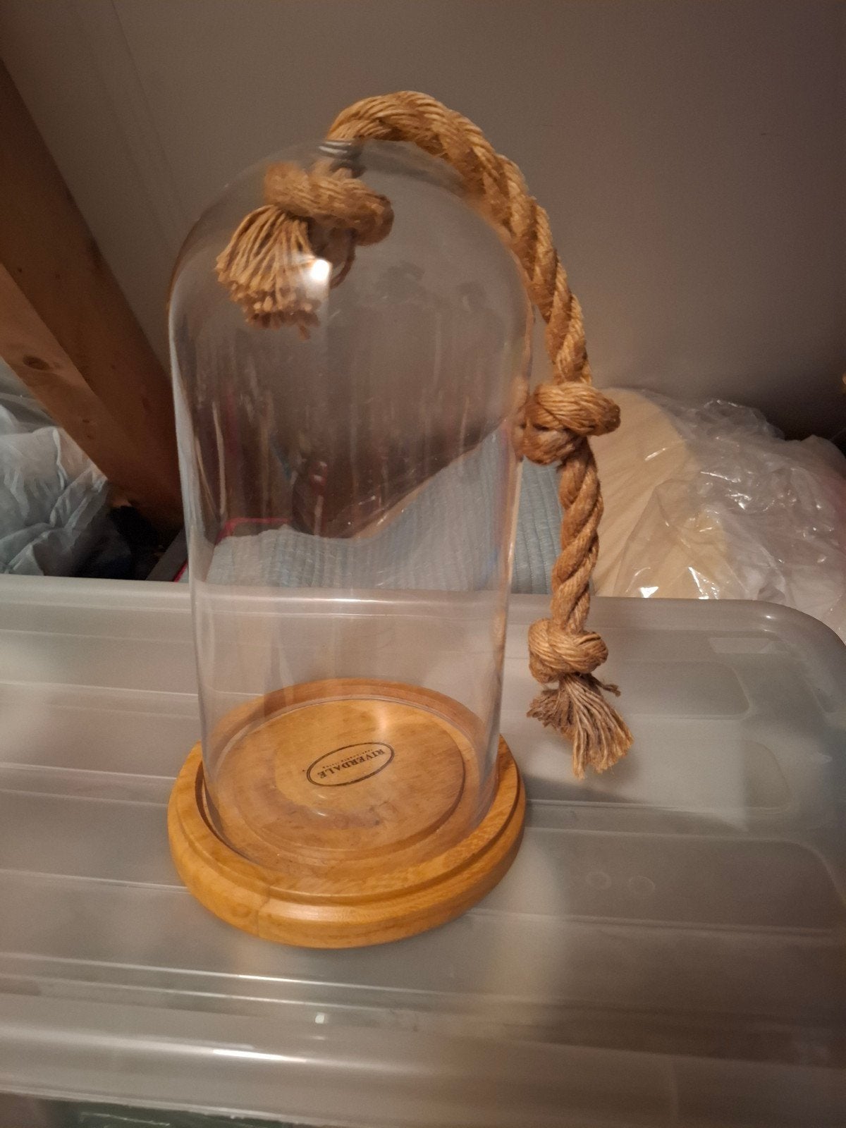 Stolp met koort. Riverdale, Ophalen, Gebruikt, 15 cm, Met voet