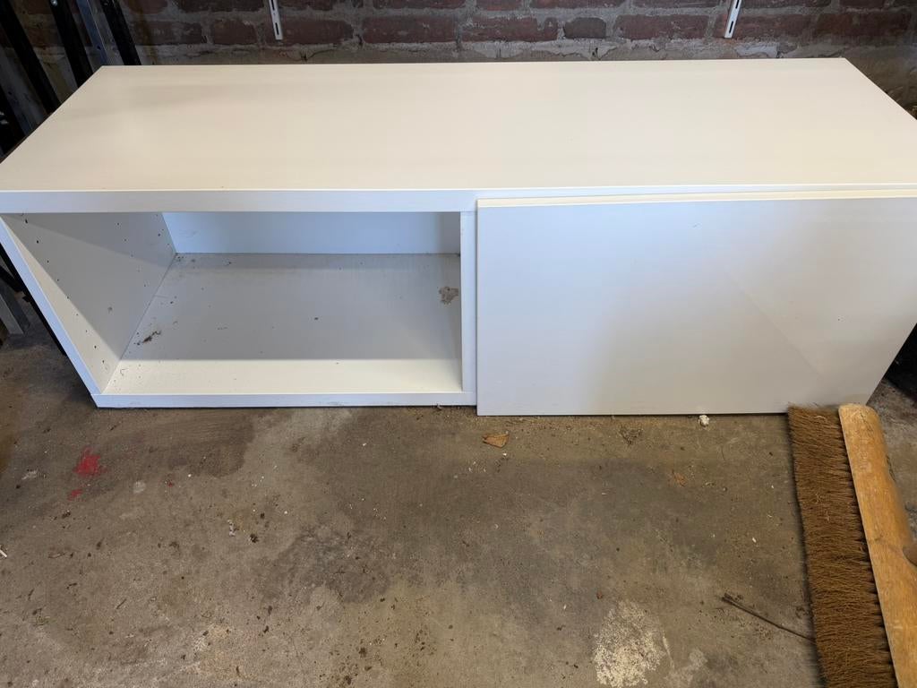 Ikea tv meubel wit, Ophalen, 100 tot 150 cm, Zo goed als nieuw, Minder dan 100 cm