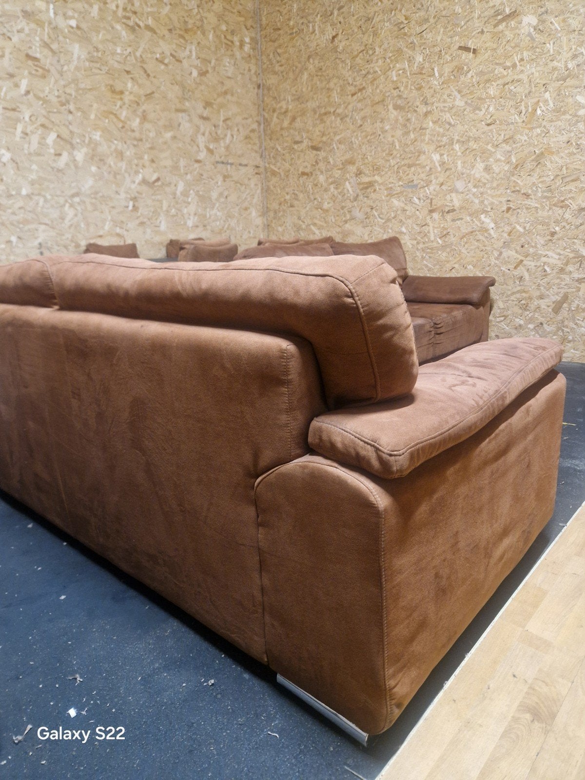 3 en 2.5 zits bankstel zgan evt 6 eethoek stoelen, Ophalen of Verzenden, Zo goed als nieuw, Stof