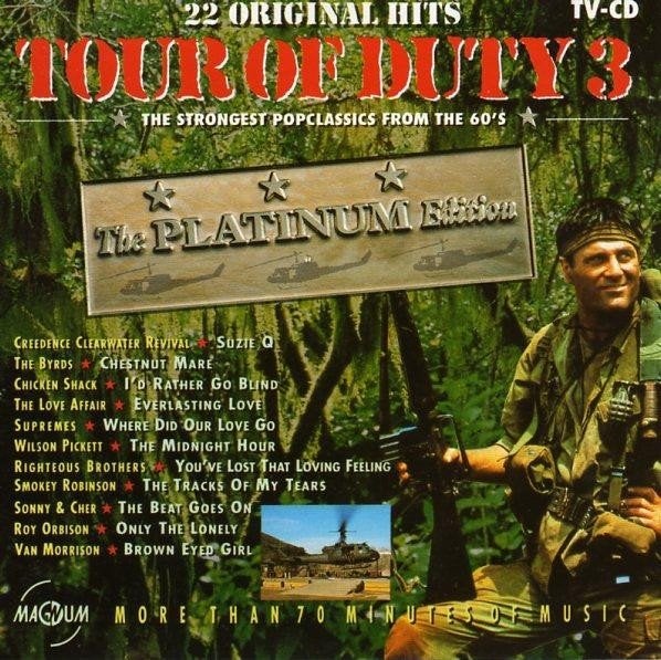 Rock C.D. (1991) TOUR of DUTY volume 3, Inclusief boekje, Rock, Gebruikt, Ophalen of Verzenden