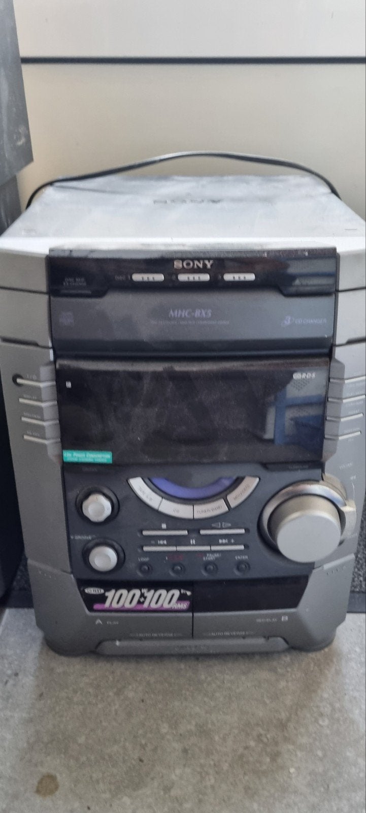 Sony MHC-BX5 Mini Hifi Component Systeem met CD-wisselaar, Ophalen, Gebruikt, Cassettedeck, Sony