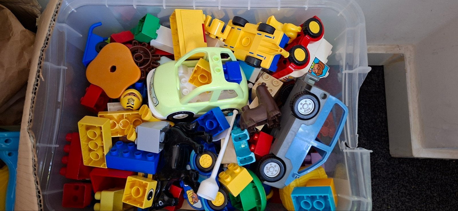duplo. Grote partij duplo met speeltafel megablocks, Ophalen of Verzenden, Gebruikt
