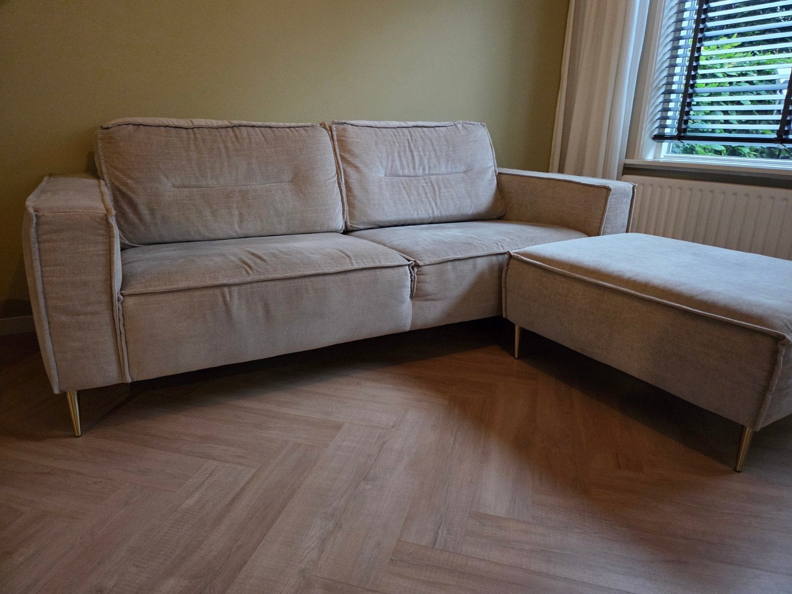 Bank + Hocker, Ophalen, 75 tot 100 cm