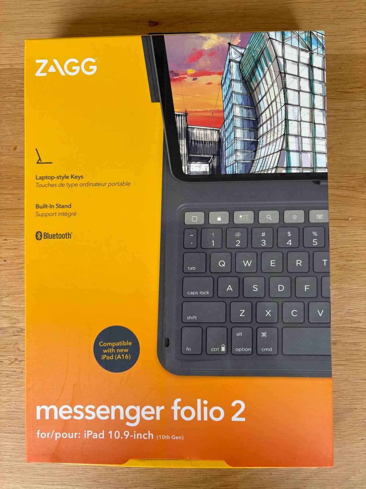 ZAGG Messenger Folio 2 toetsenbord voor iPad 10.9-inch (10e, Computers en Software, Apple iPads, 10 inch, Apple iPad, Zwart, Nieuw