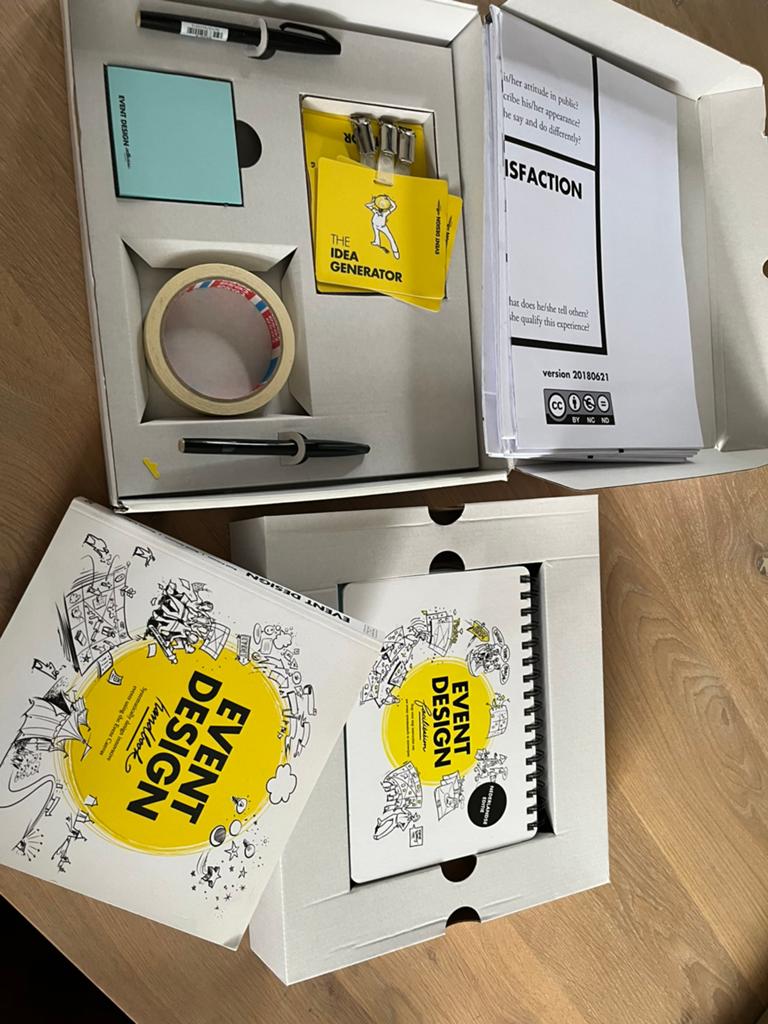 event design facilitation spel en handboek, Ophalen of Verzenden, Zo goed als nieuw, Meerdere media, Overige typen