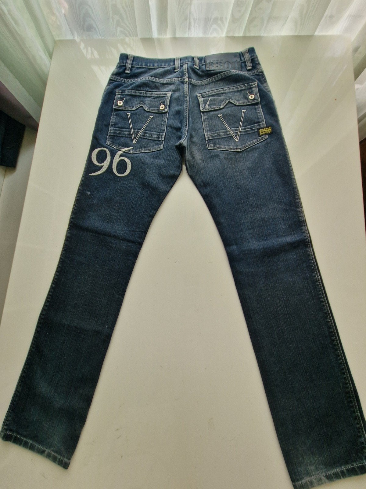 CLASSIC G STAR RAW ELWOOD 96 STRAIGHT JEANS SIZE30/32, Ophalen of Verzenden, Zo goed als nieuw, Blauw, W32 (confectie 46) of kleiner