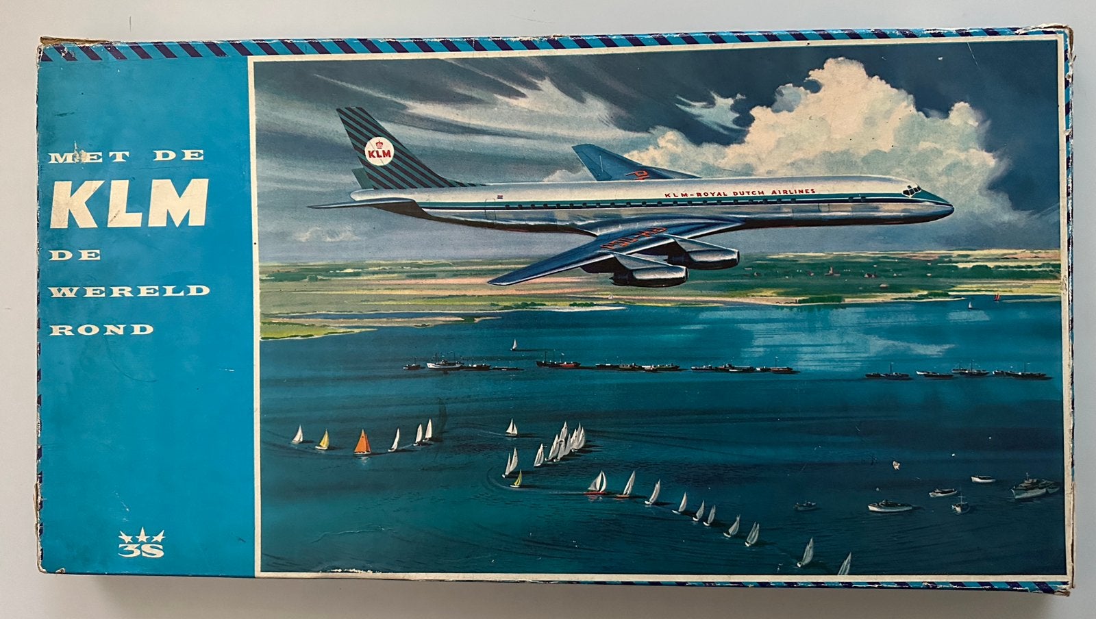 Met de KLM de wereld rond vintage spel, Ophalen of Verzenden, Gebruikt