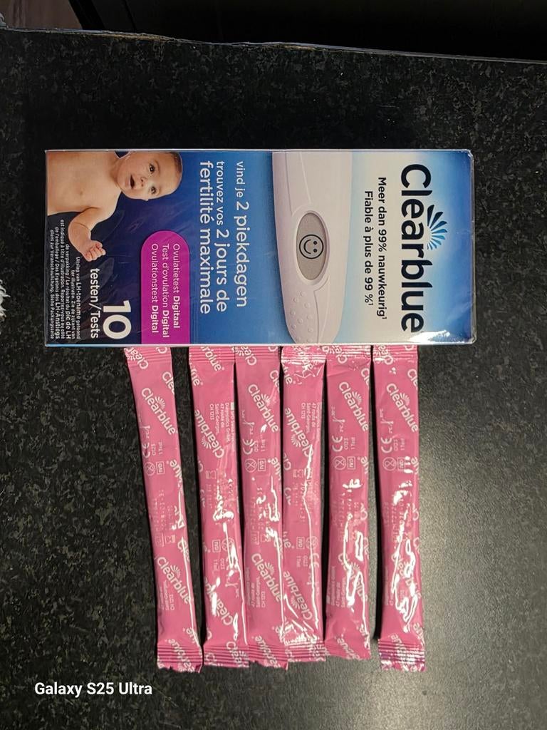 Clearblue Ovulatietesten Digitaal - 15 stuks, nieuw, Ophalen of Verzenden, Nieuw