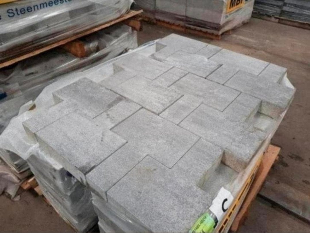 Geoklinker T grijs nuance klinkers erfverharding s-part, Klinkers, Nieuw, Ophalen of Verzenden, 10 m² of meer