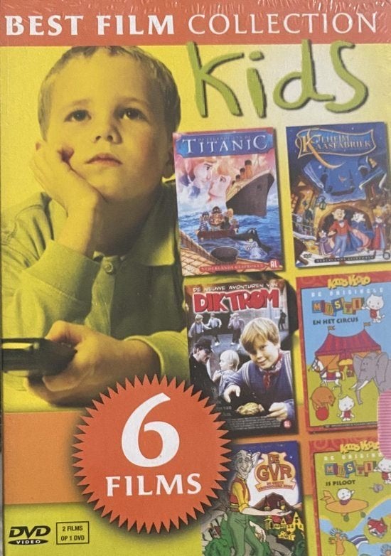 Best film collection Kids 6 films (rs3), Cd's en Dvd's, Alle leeftijden, Verzenden, Zo goed als nieuw