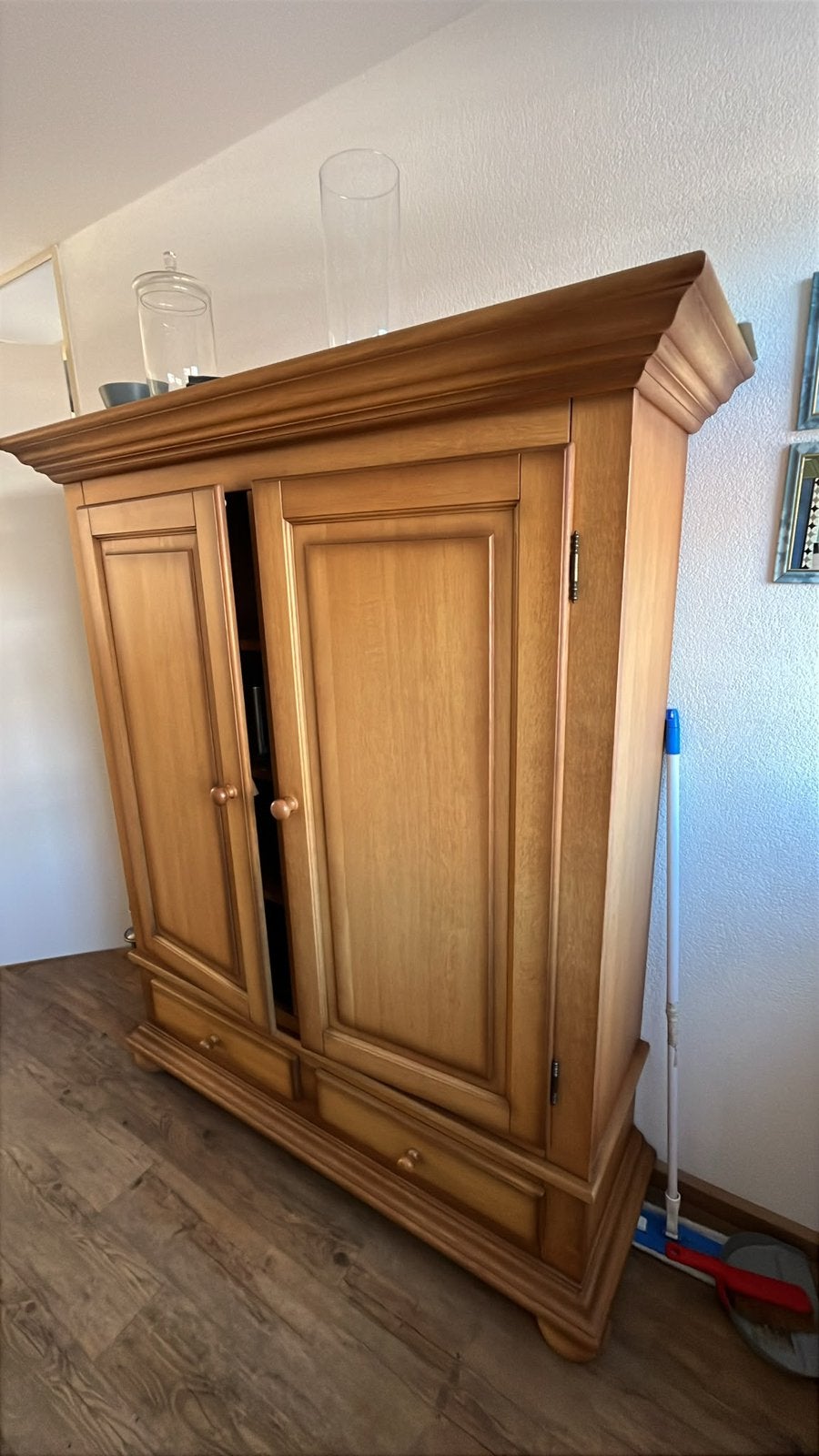 Blank eiken kast - GRATIS OPHALEN VRIJ 14/8, Huis en Inrichting, Ophalen, Gebruikt, 25 tot 50 cm