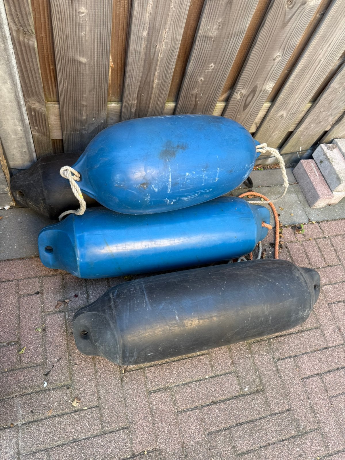 4x Grote boot fenders / stootwillen / bumpers, Ophalen, Zo goed als nieuw, Overige typen