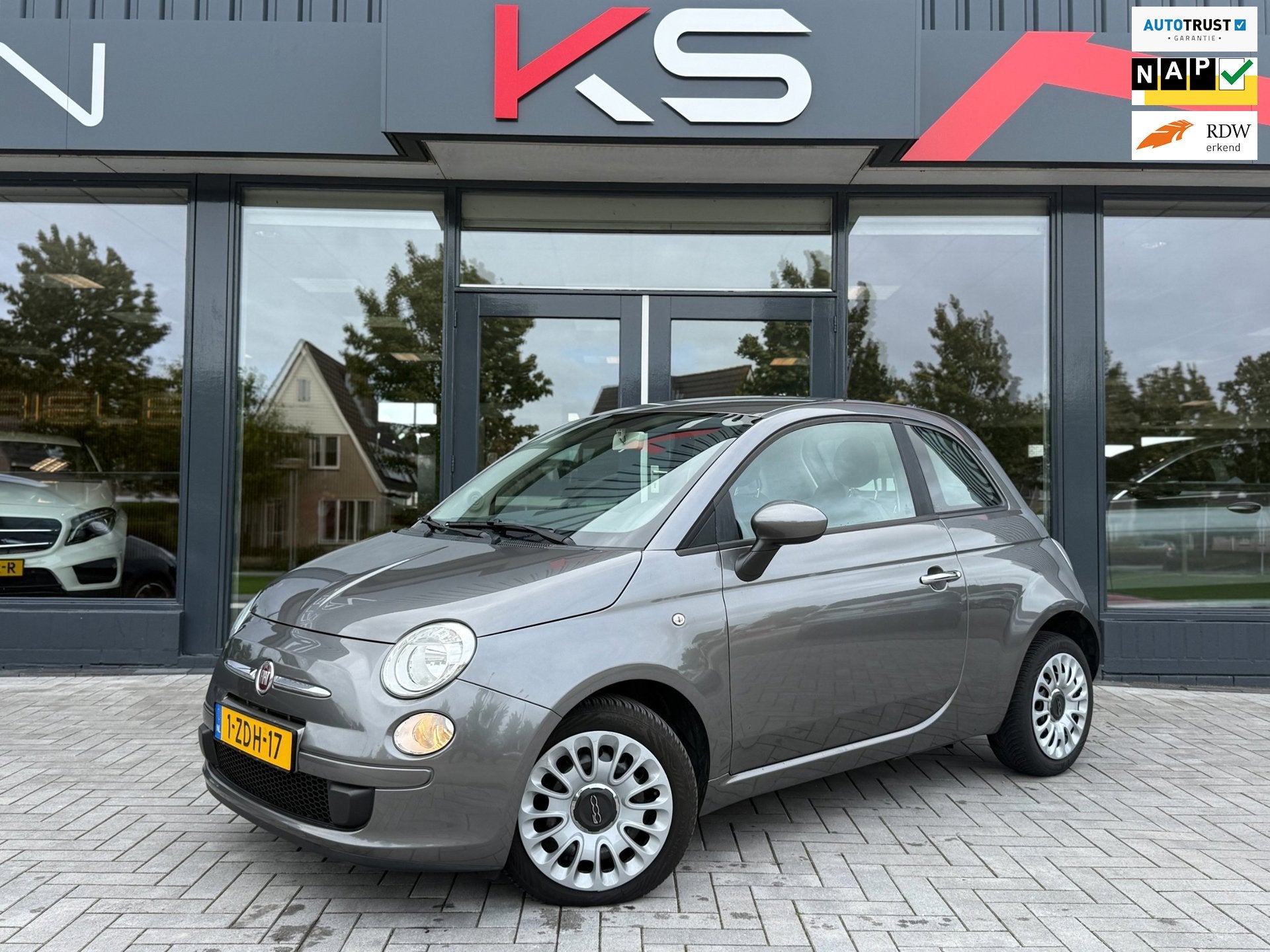 Fiat 500 1.0 TwinAir Pop Nap Airco Nieuwe Apk!, Voorwielaandrijving, Electronic Stability Program (ESP), Stof, Gebruikt