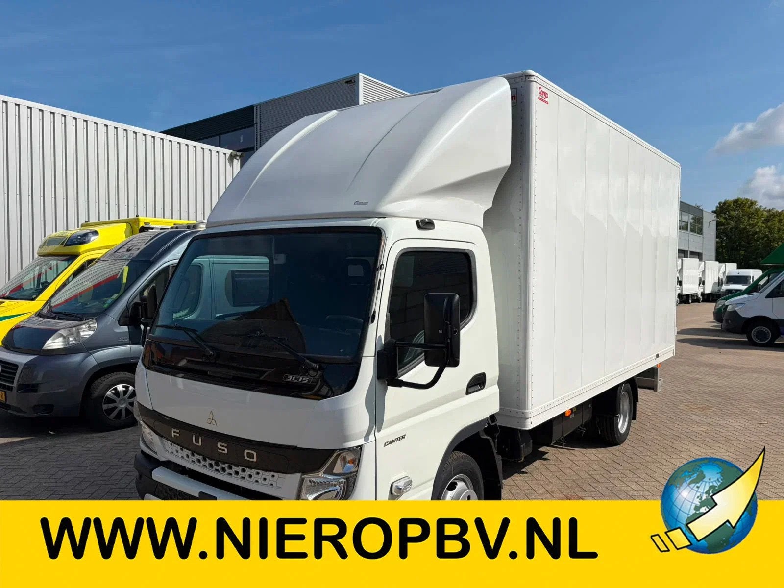 FUSO Canter 3C15 Bakwagen Airco Trekhaak 3-Zits NIEUW BPM VR, Achterwielaandrijving, Gebruikt, Euro 6, 4 cilinders