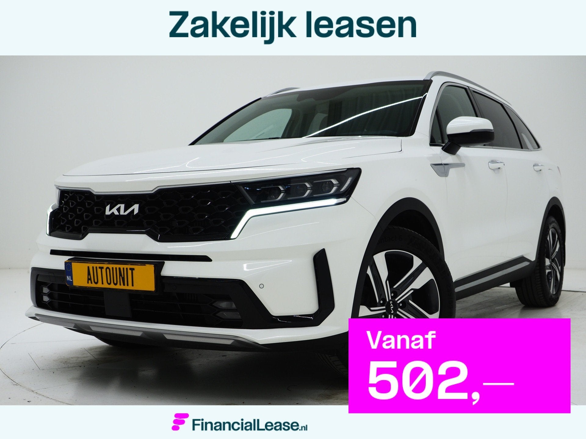 Kia Sorento 1.6 T-GDI Plug-in Hybrid 4WD 7p. | Trekhaak | Ca, Stof, Gebruikt, Zwart, 4 cilinders