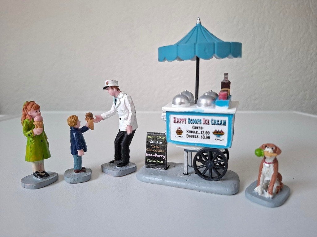 Kerst ijskar Kerstfiguren, Ophalen, Gebruikt