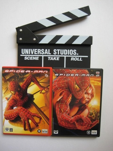 Spiderman Spider Man the movie 1 of 2 DVD, Vanaf 12 jaar, Ophalen of Verzenden, Zo goed als nieuw