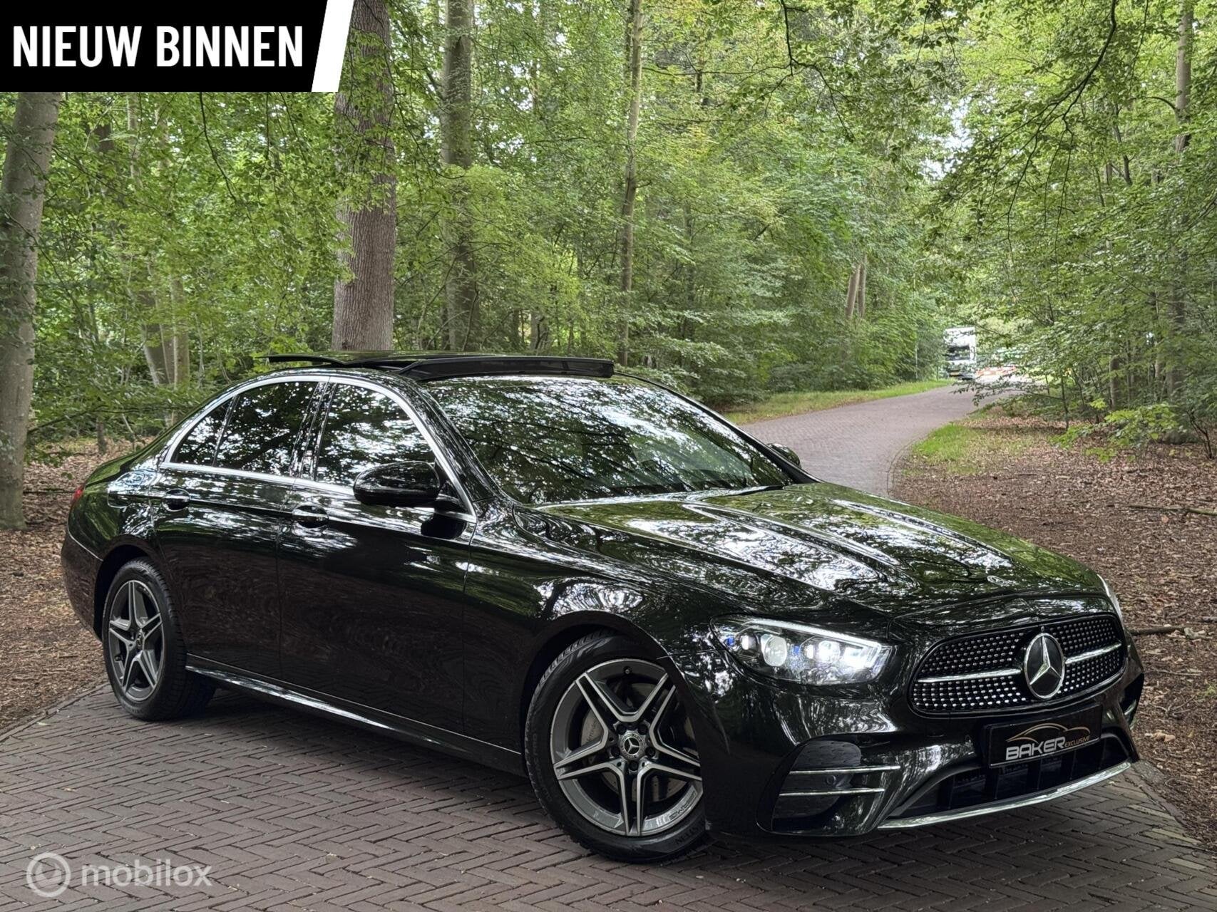 Mercedes E-klasse 200 d Business Solution AMG ~ Pano ~ Leder, Automaat, Achterwielaandrijving, Gebruikt, Euro 6