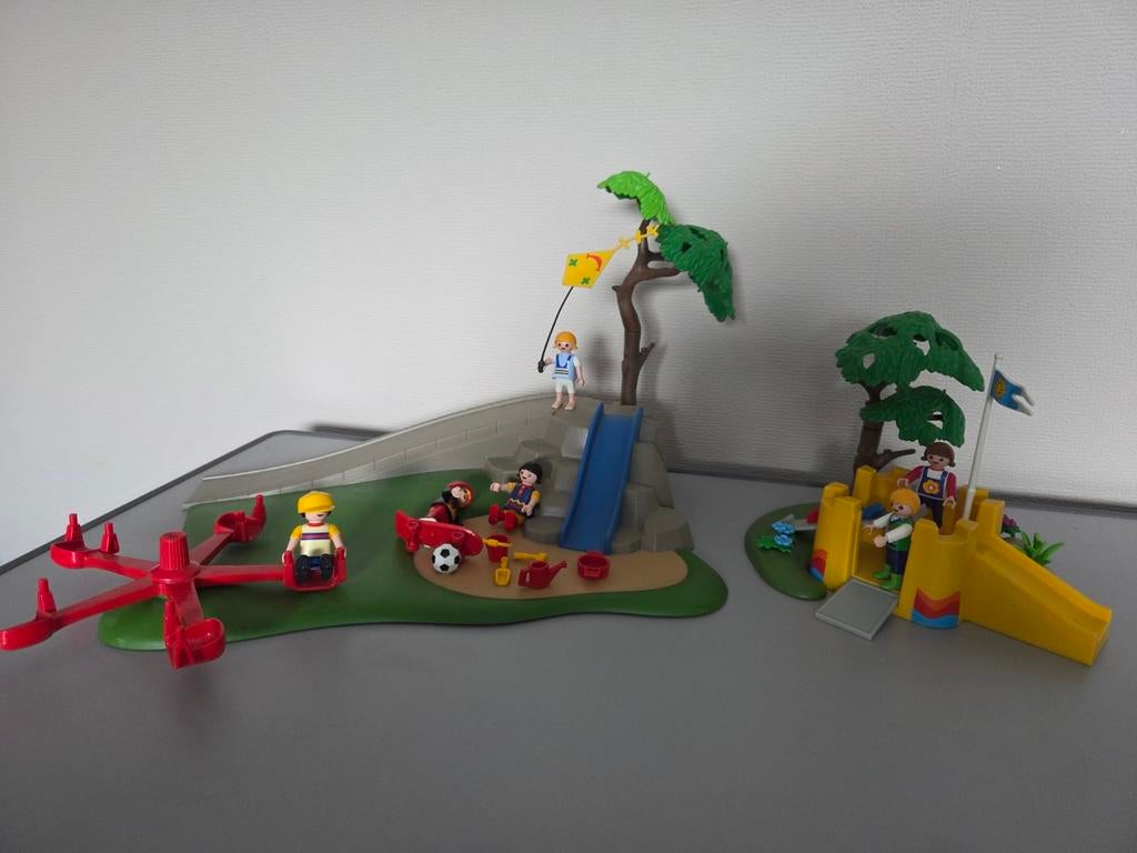 Playmobil speeltuin, Ophalen