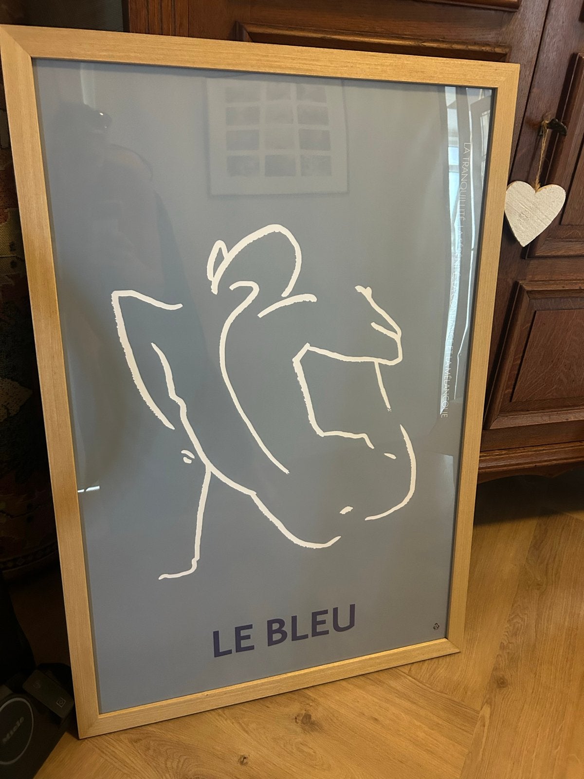Schilderij JYSK - Le Bleu (Matisse stijl), Ophalen, Figuren, Hout, Ingelijst
