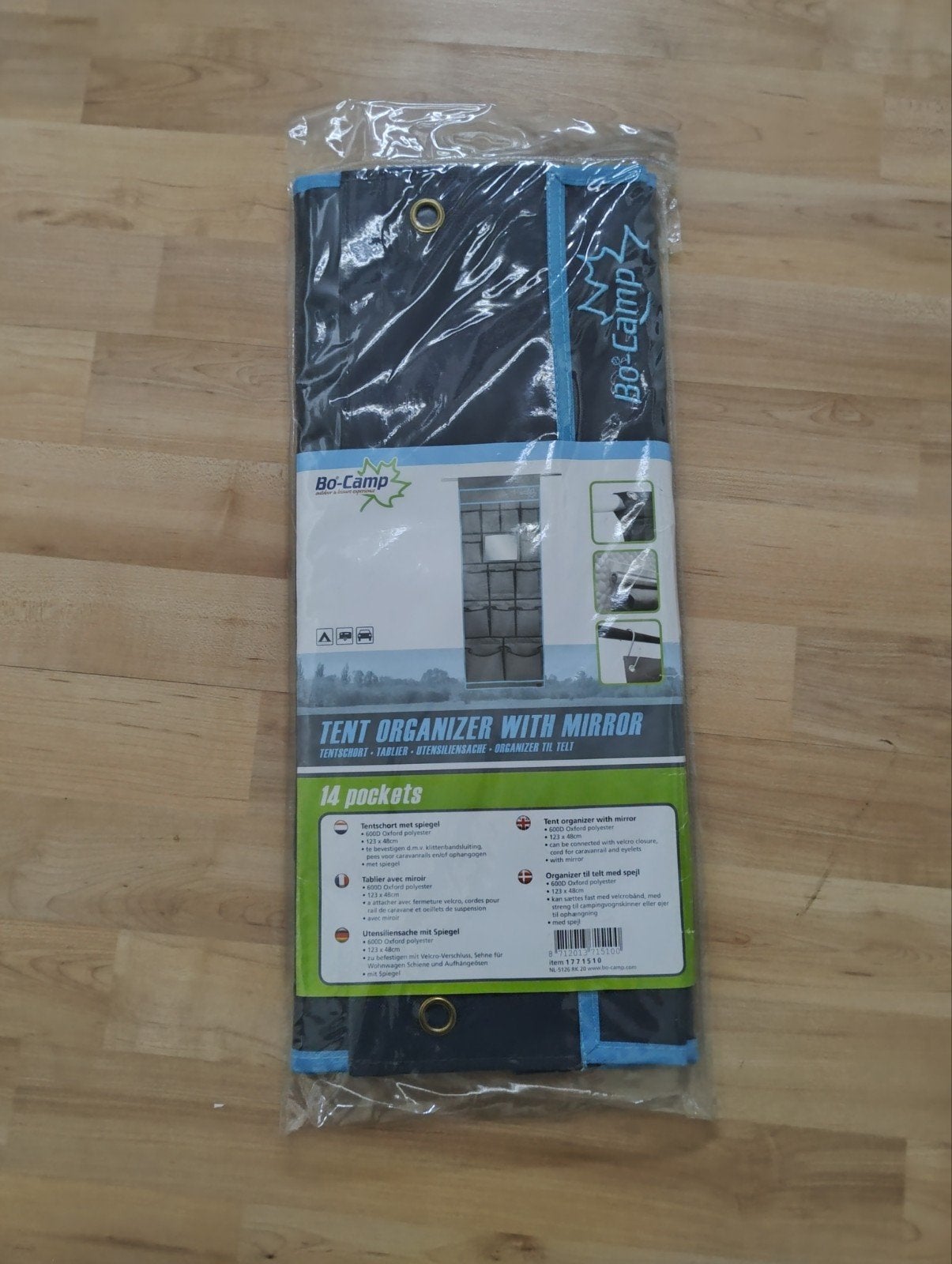 Bo-Camp Tent Organizer met Spiegel - Nieuw in Verpakking, Ophalen of Verzenden, Nieuw