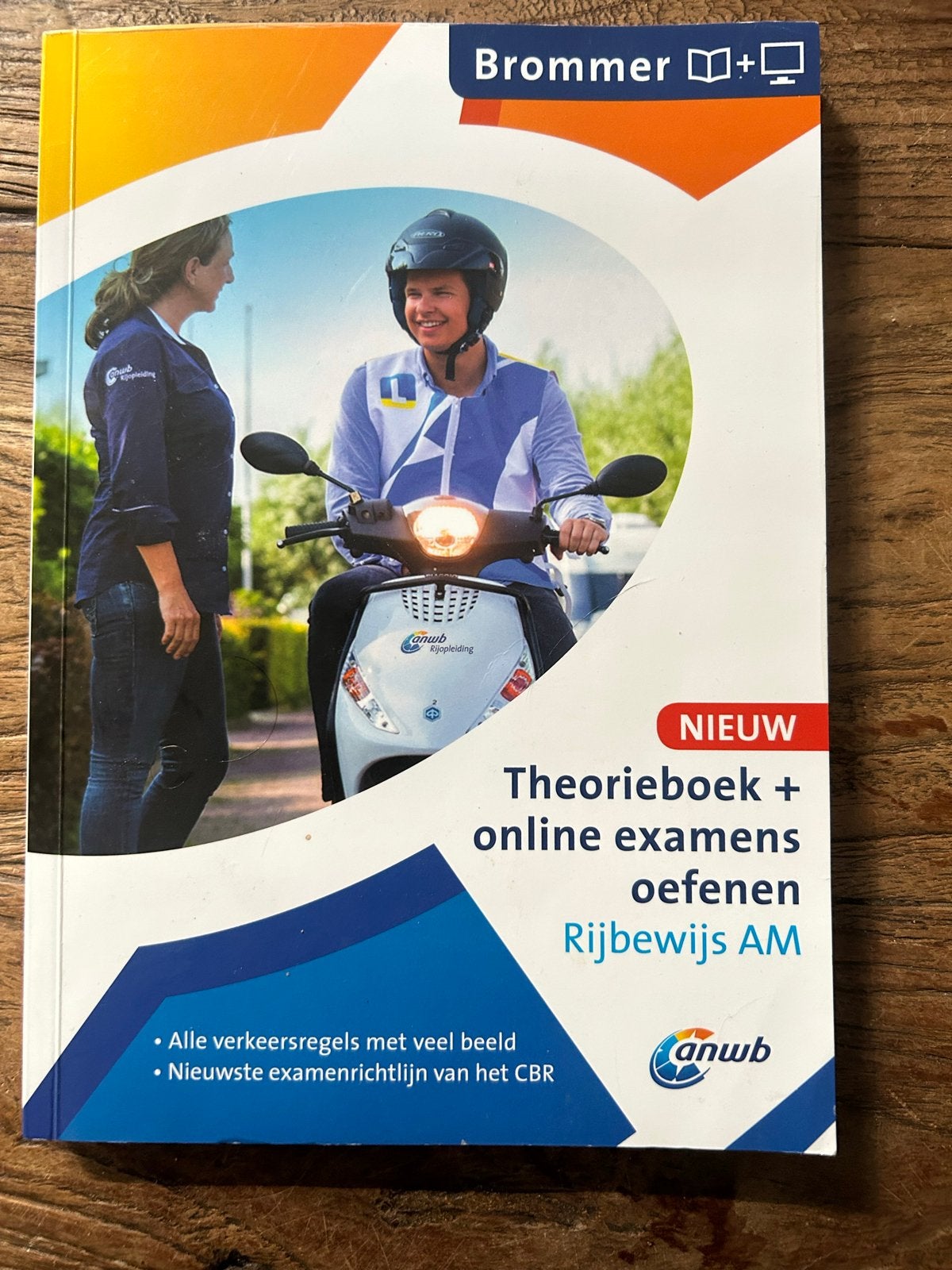 ANWB Theorieboek Rijbewijs AM Brommer Scooter + online, Boeken, Studieboeken en Cursussen, Ophalen of Verzenden, Alpha, Zo goed als nieuw