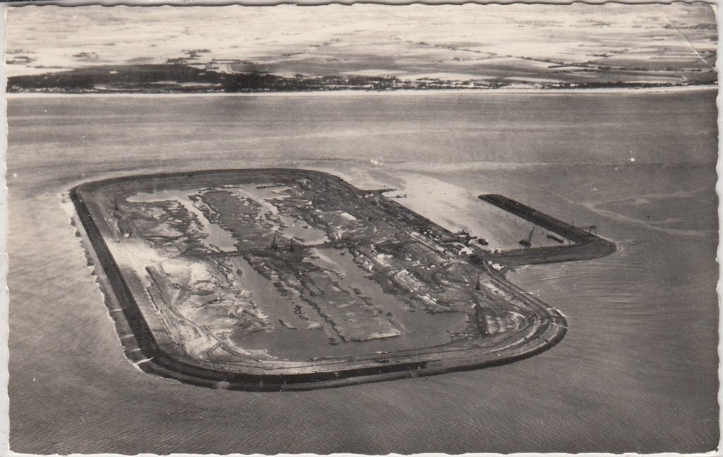 Fotokaart - Watersnood 1953 -10- Bouwput Haringvliet - O, Verzenden, 1940 tot 1960, Ongelopen, Zeeland