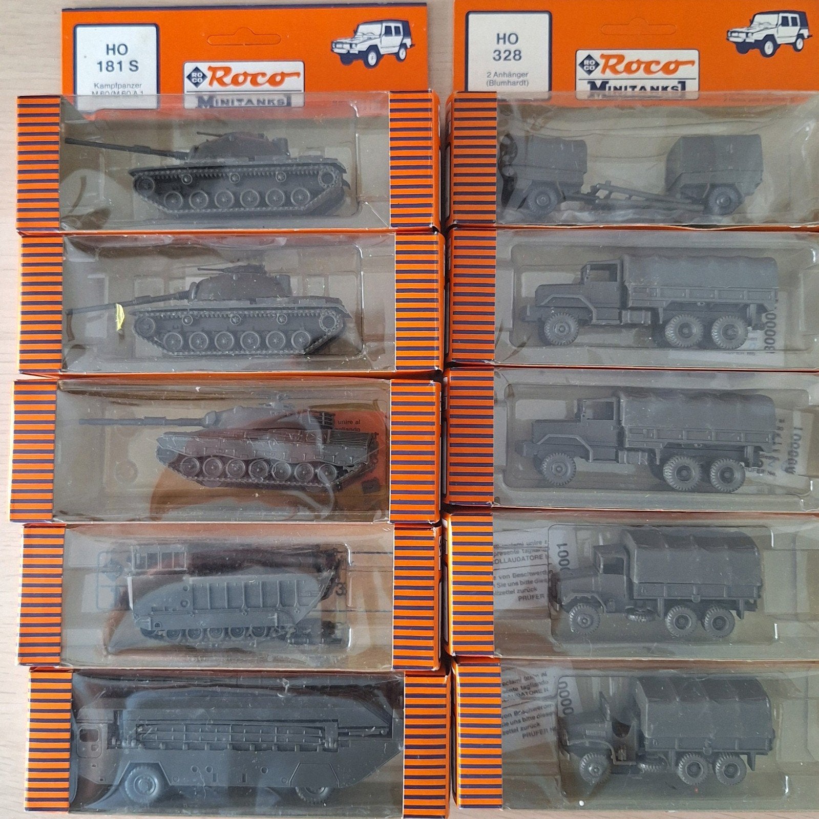 Roco Minitanks Leger Voertuigen Set 1:87 HO, Ophalen of Verzenden, Zo goed als nieuw, Overige typen, Roco