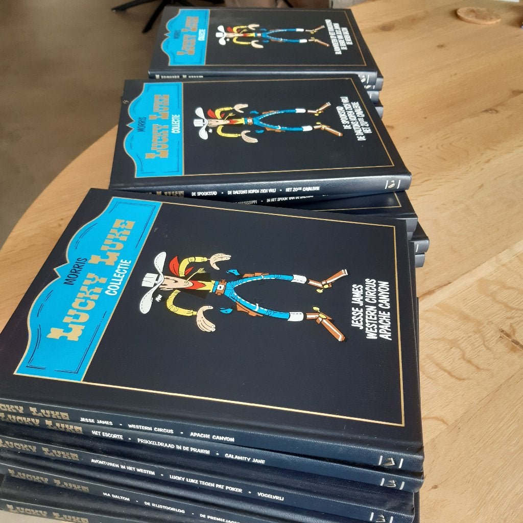 collectie Lucky Luke  18 delen Hardcover maal 3 stripboeken, Boeken, Stripboeken, Ophalen, Complete serie of reeks, Zo goed als nieuw