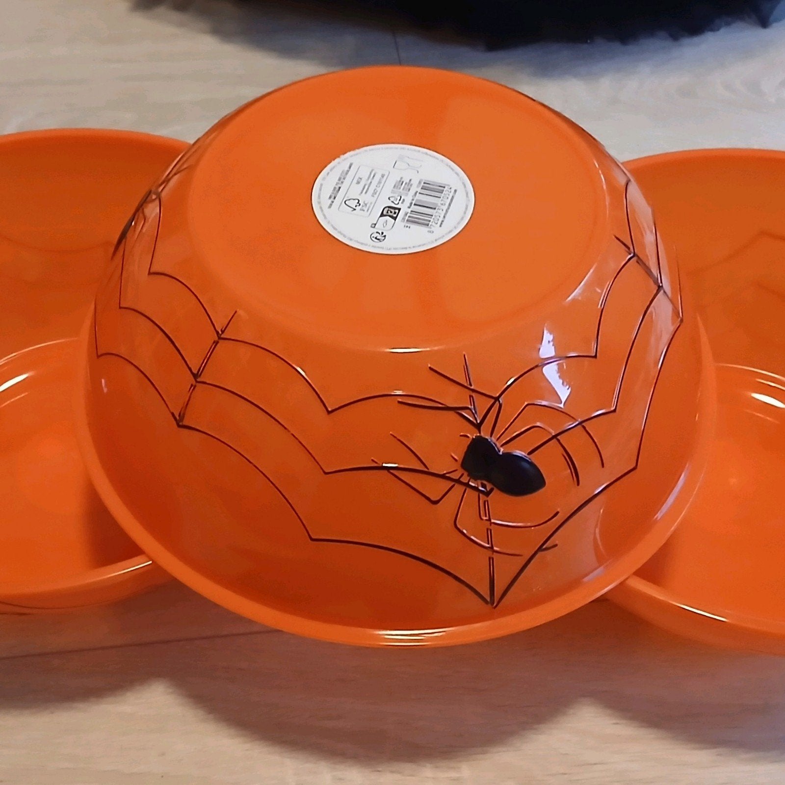 3 plastic snack en snoepjes schalen voor halloween., Ophalen, Versiering, Halloween of Griezel
