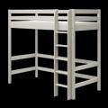 Flexa bed verhogingsset met veiligheidsrand en trap, Ophalen of Verzenden, Gebruikt, Wit, Hout