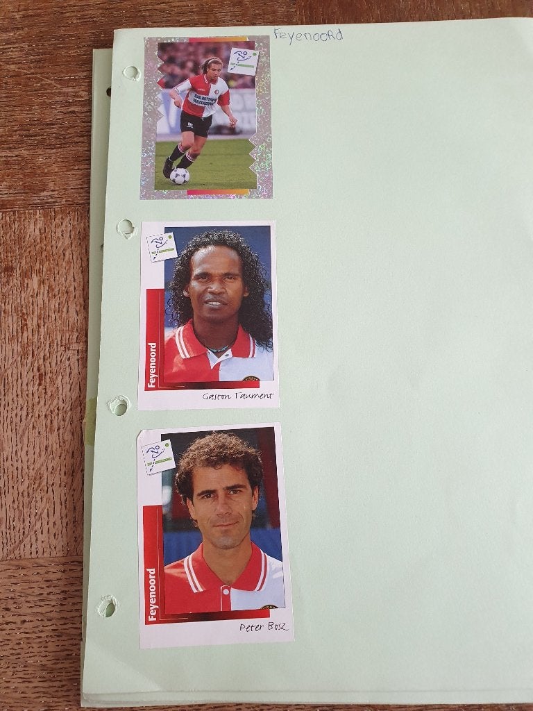 3x Panini Feyenoord, Verzamelen, Sportartikelen en Voetbal, Zo goed als nieuw, Poster, Plaatje of Sticker, Feyenoord, Ophalen of Verzenden