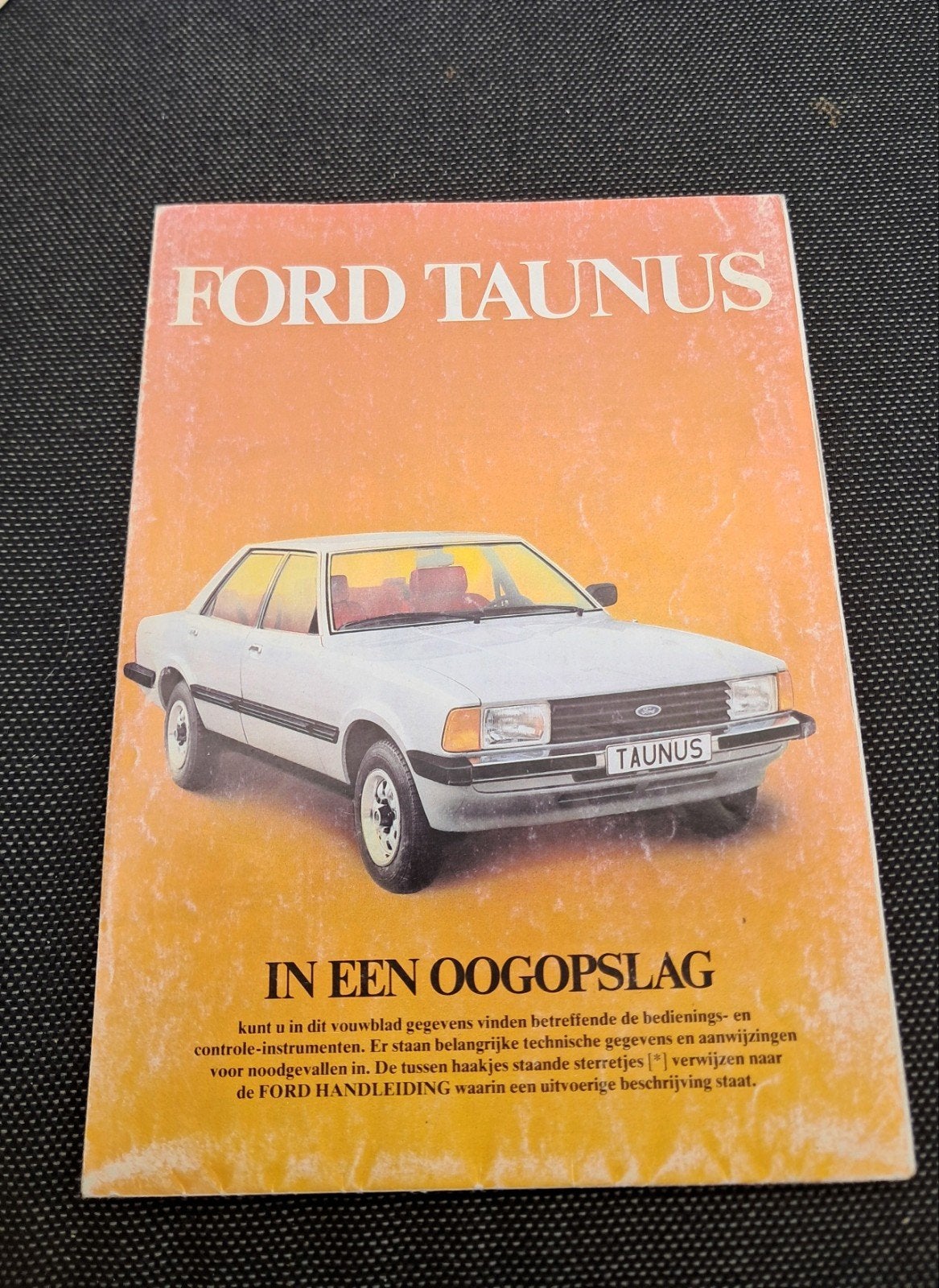 Ford Taunus TC3 Handleiding - In een oogopslag, Ophalen of Verzenden