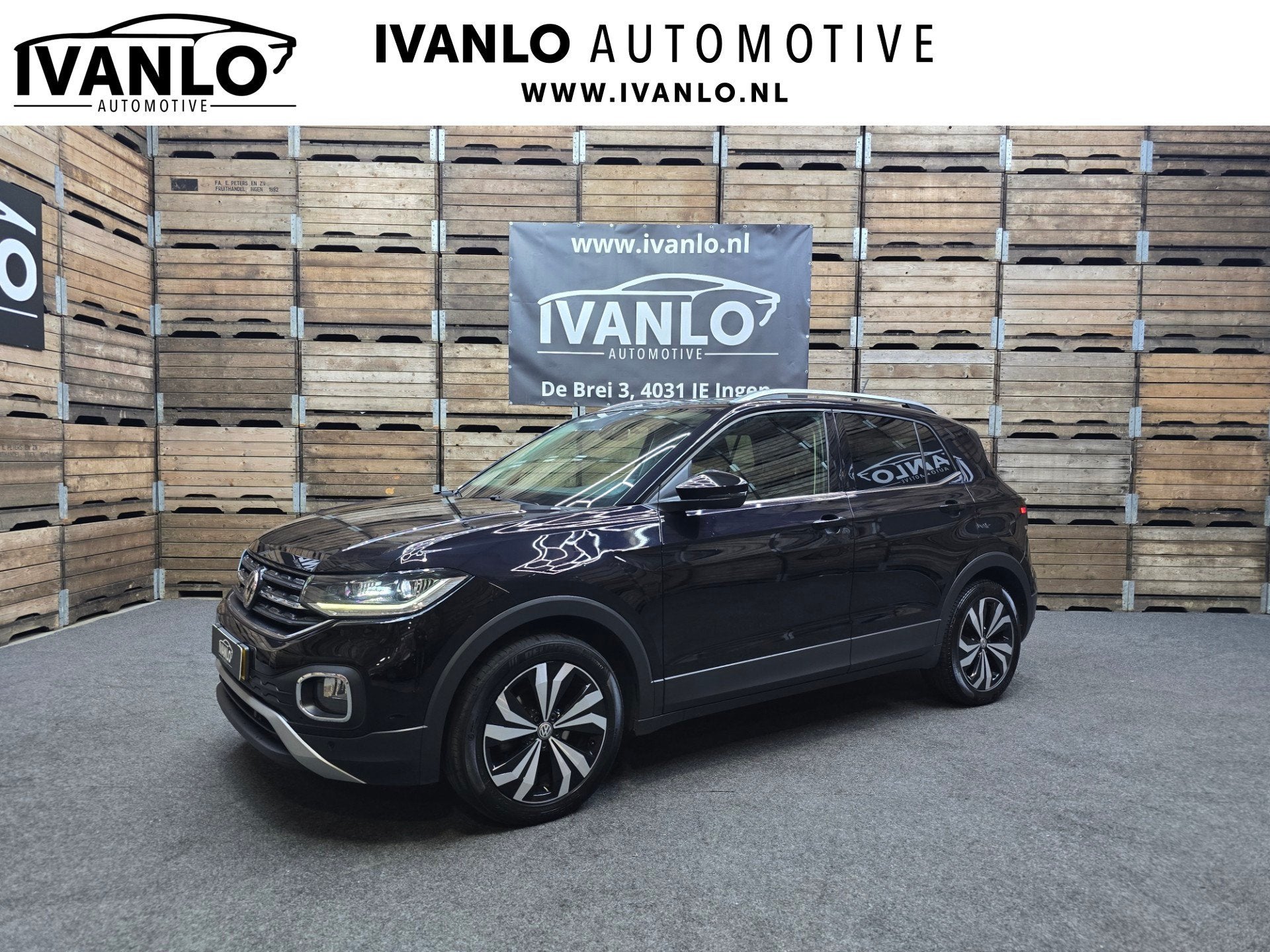 Volkswagen T-Cross 1.0 TSI Style 1.0 TSI Style Navi Clima LM, Auto's, Gebruikt, 116 pk, Zwart, Bedrijf